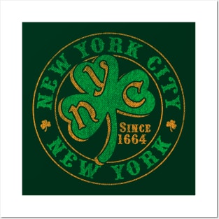 NYC Clover New York City Posters and Art